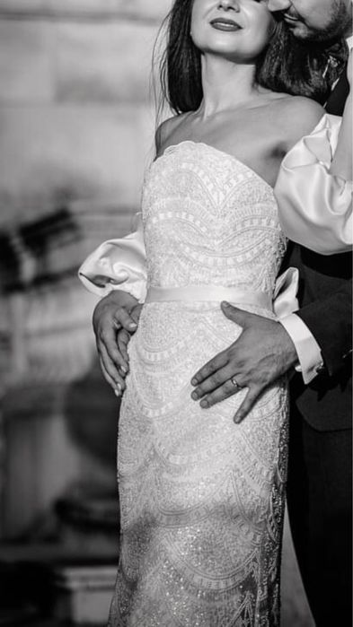 Rochie mireasa cu trena detas