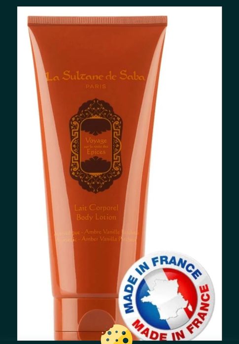 Крем для тела La Sultane de Saba ambre vanille patchouli лосьон для