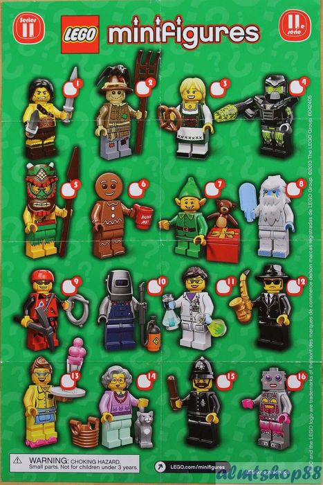 Лего минифигурки серия 1-11 Lego minifigures series