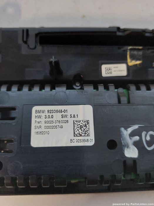 Panou Clima Bmw 5 Vi Gran Turismo (F07) [ 2009 - 2017 ] Oem 923364801