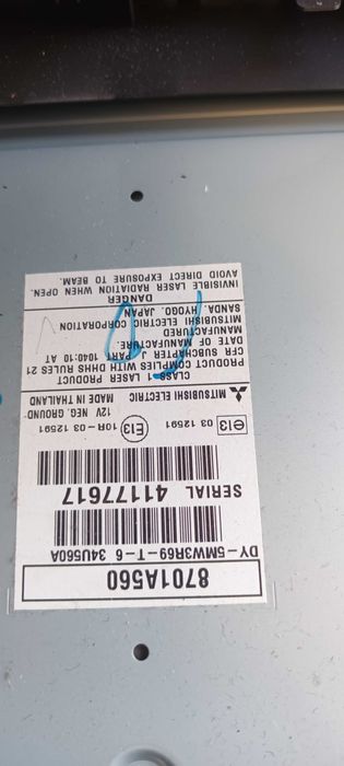 Vind casetofon cu tot cu masca din bord mitsubishi asx