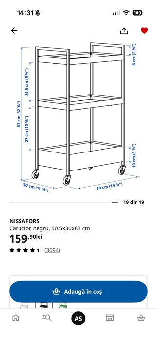 Carucior diverse Ikea