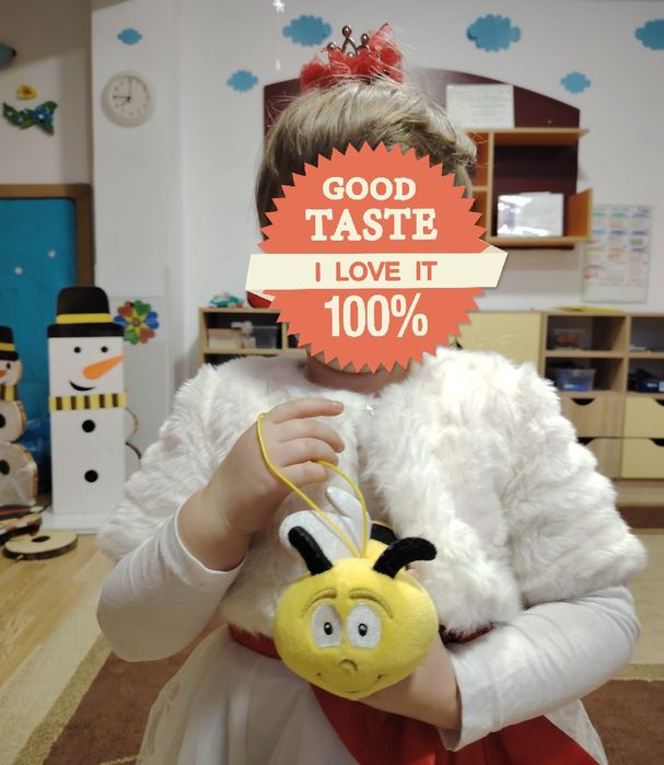 Bolero alb de blăniță, 3-5 ani,merge pt orice