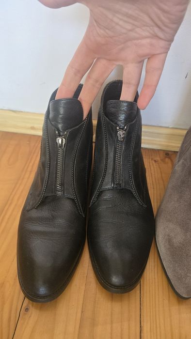 Обувки 38 размер естествена кожа/лак/набук. Символични цени