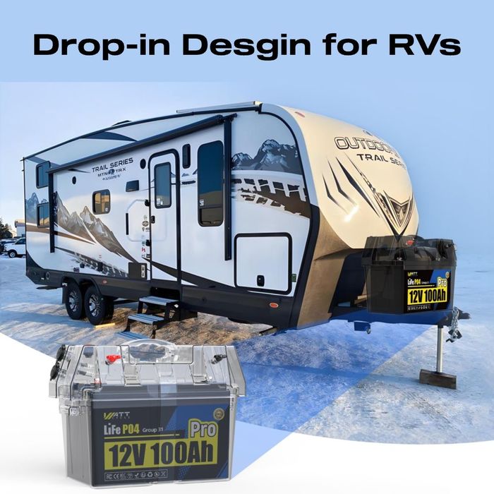 Lifepo4 батерия 12v 100Ah от wattcycle