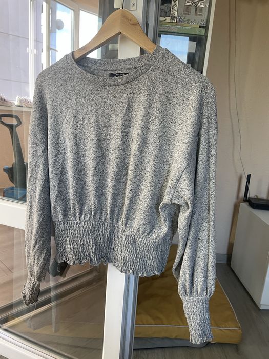 Сива блуза Bershka в размер М-L