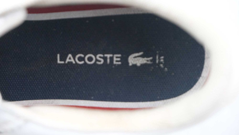 Adidasi / tenesi sport casual Lacoste logo brodat unisex marimea 37