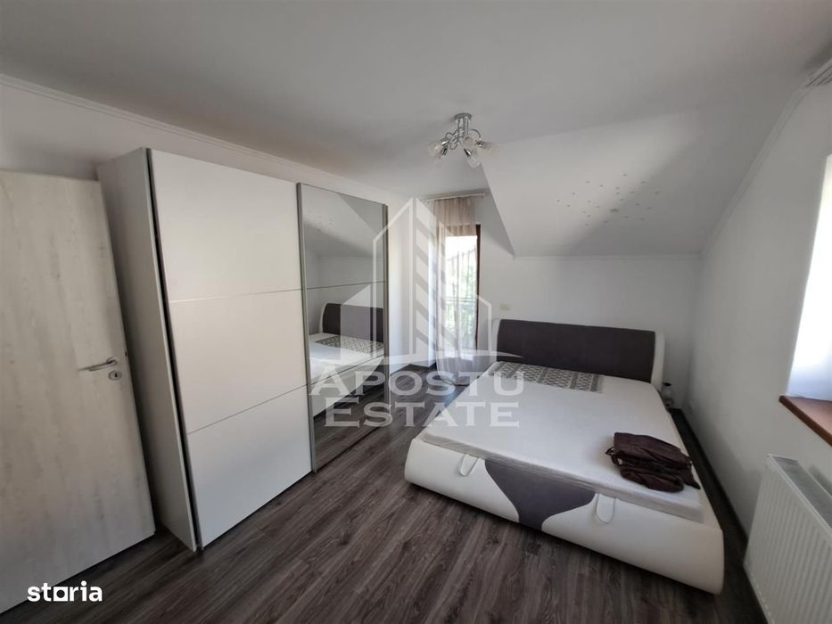 Duplex de vanzare, cu 4 camere si 3 bai, mobilat si utilat,Dumbravita