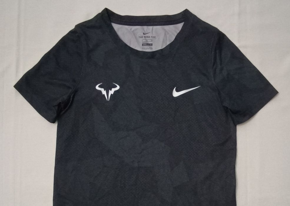 Nike Court DRI-FIT Rafa Nadal Tennis Tee оригинална тениска ръст 128-137см Найк спорт фланелка тенис Рафа Надал