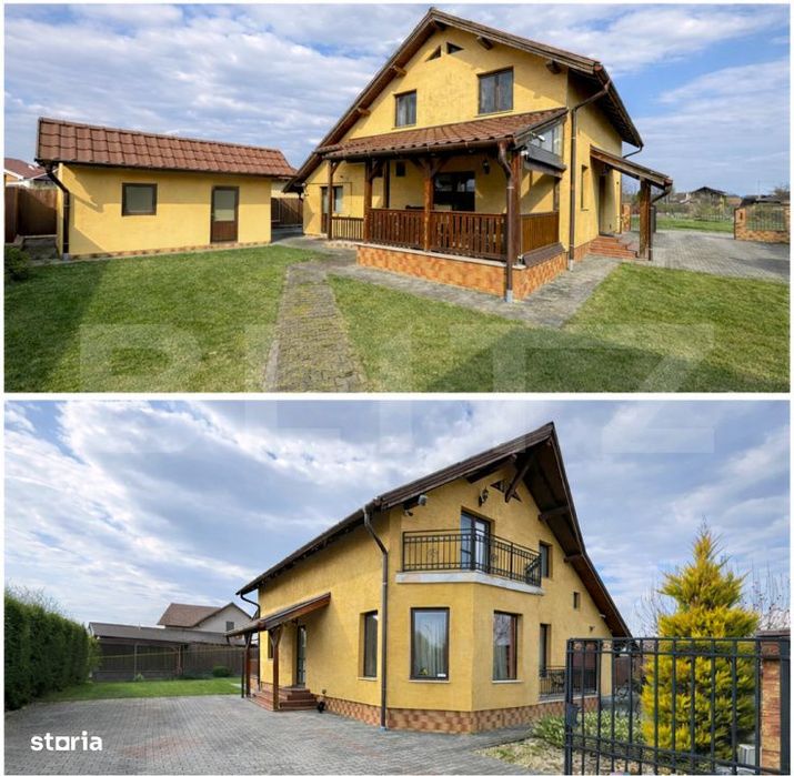 Casa spatioasa, complet mobilata si utilata, teren 700 mp –Reghin