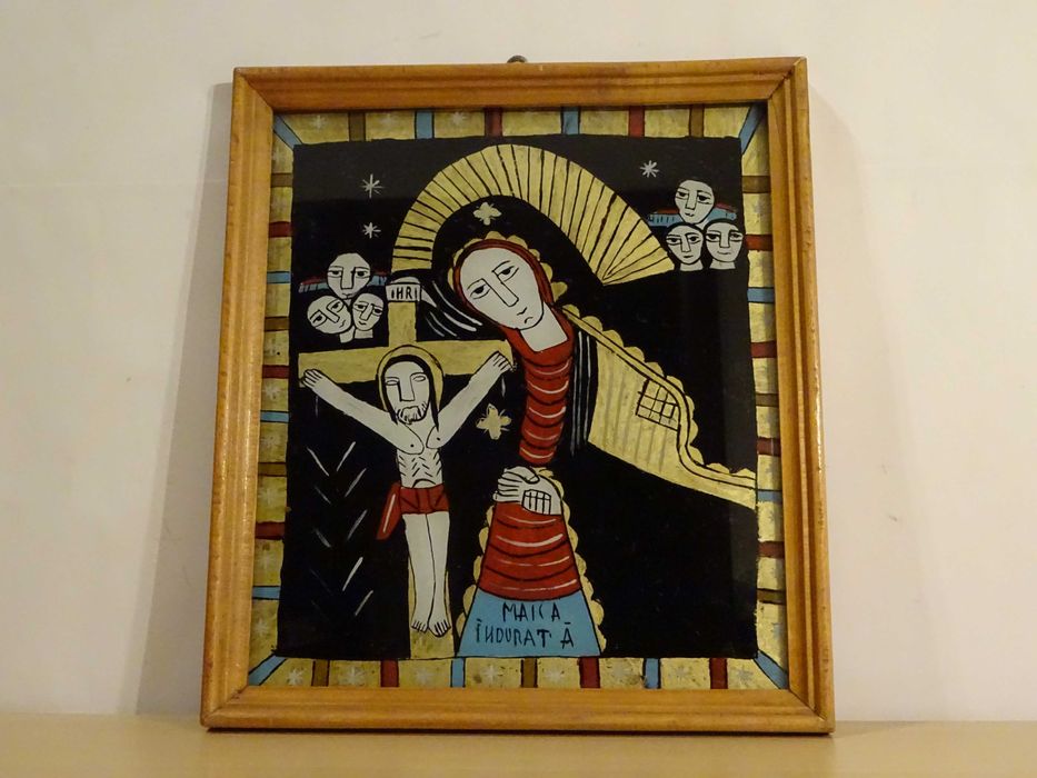 Icoana Maica Domnului Indurerata, pictura din Nicula