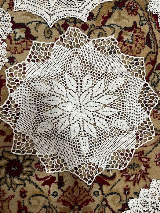 Салфетки ажурные хлопок