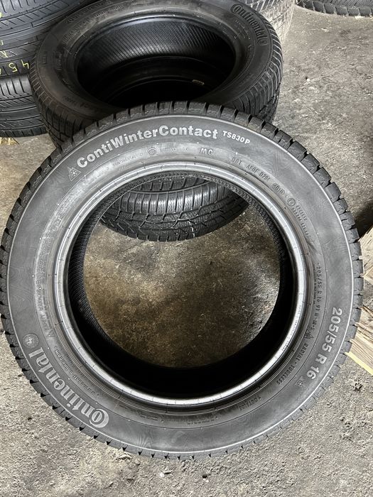 4 anvelope iarna 205/55/16 , Continental , 7.5-8.5 mm !