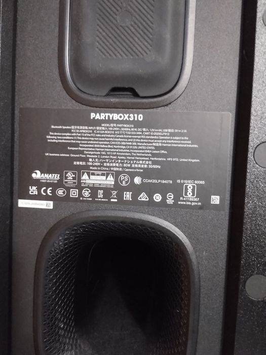 : JBL PartyBox 310 – stare foarte bună, Bluetooth, baterie, lumini