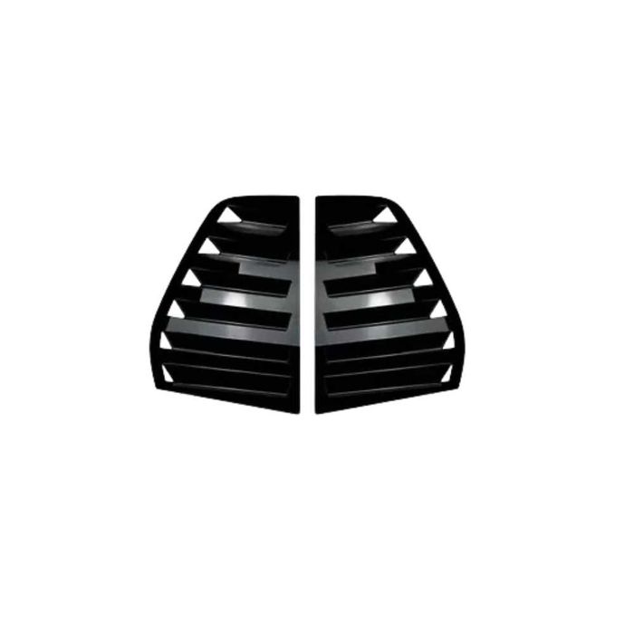 Добавка за задни странични стъкла Vw Golf 5- хриле, голф 5, Черен гланц