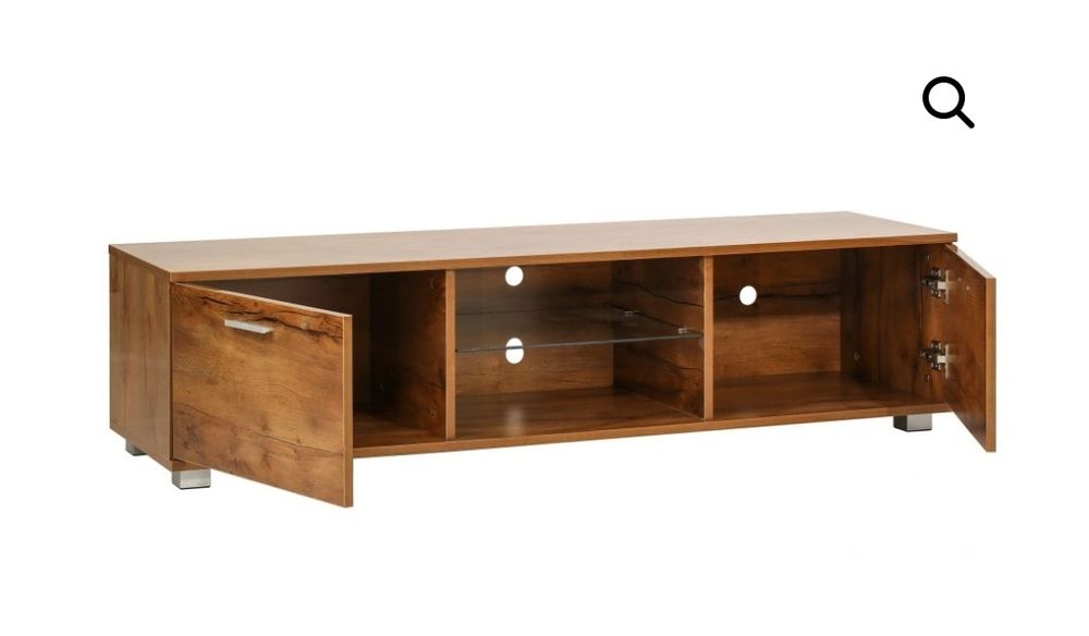 ТВ шкаф –  LED осветление – ширина 140 см.  гланцирани плоскости