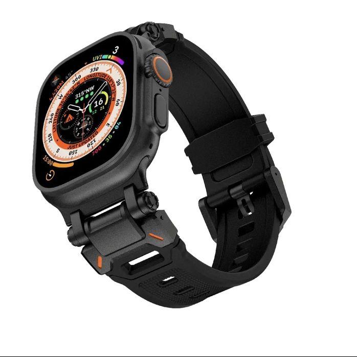 Ремешок чёрный для apple watch ultra  2