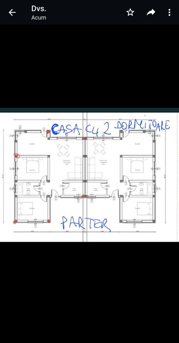 Casa noua singur în curte, duplex pe un nivel respectiv doua nivele.