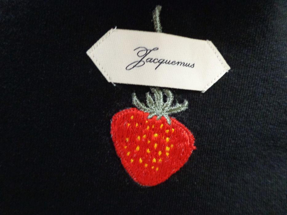 Мъжка тениска JACQUEMUS Strawberry Patch Black T shirts
