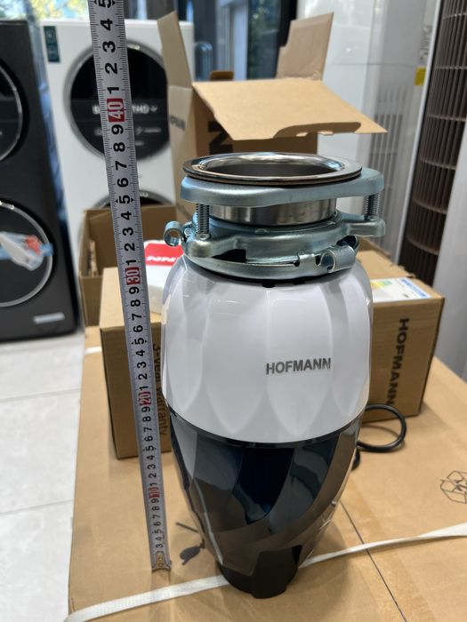 Измельчитель пищевых отходов под раковину от Hofmann 3 года гарантия