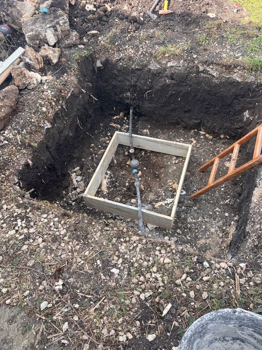 Изграждане на септична яма, водомерна шахта, изкопни Отпушване на канали и др