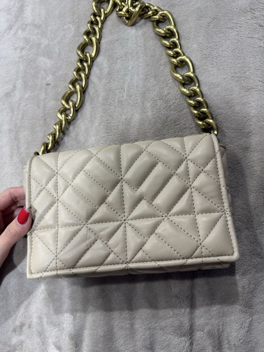 Бежова чанта Zara