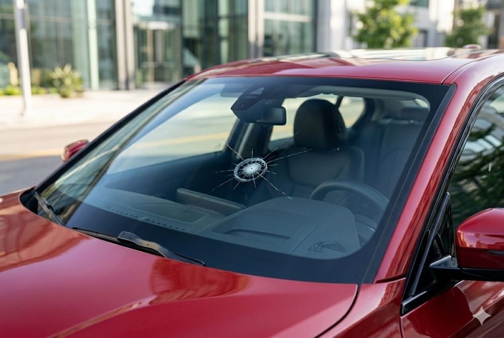 Ремонт и реставрация  сколов и трещин на лобовом стекле,.