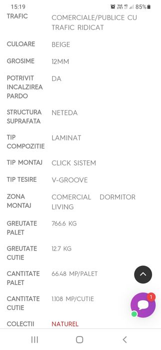 Parchet Premiere Line Moderna AC4 604