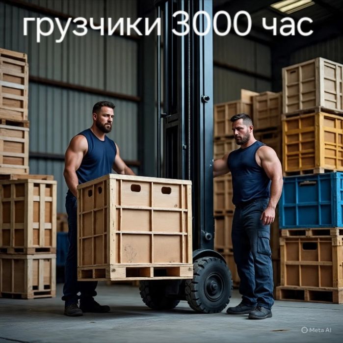 Услуги грузчиков 3000 час