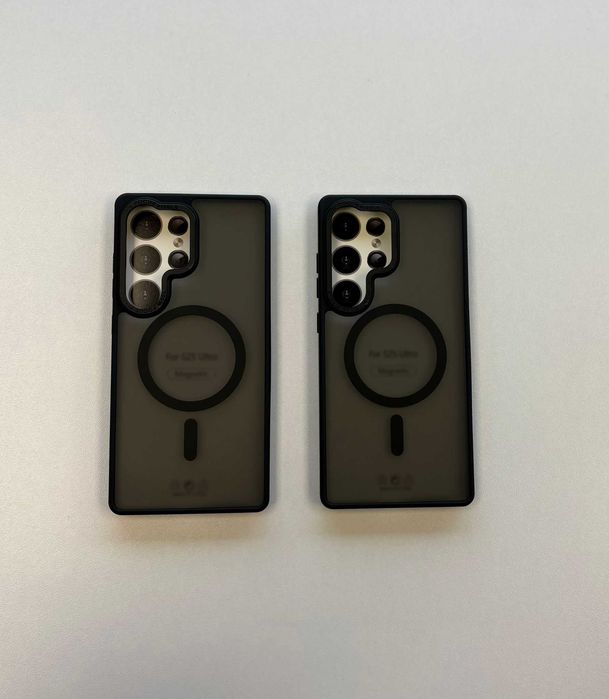 Husa Silicon / MagSafe / Spate fumuriu / Anti Soc / Samsung S25 Ultra