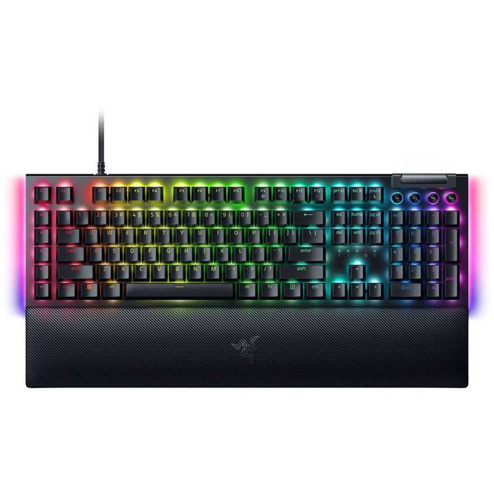 Tastatura Gaming mecanica RAZER BlackWidow V4 Green Clicky Switch, US RZ03-04690100-R3M1 negru garantie noua Sigilata