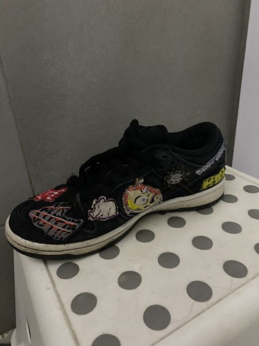 кроссовки Nike x Neckface оригинал (6US размер)