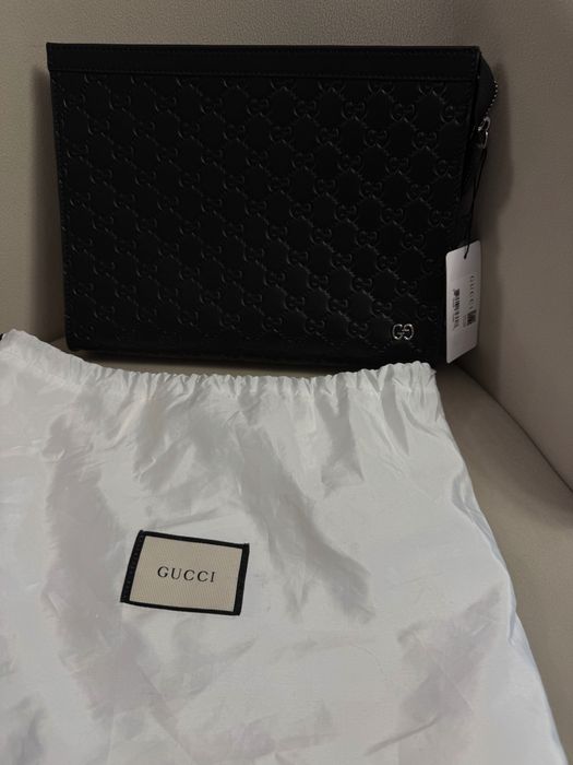 Промо:Gucci-Чисто нова оригинална мъжка чанта/клъч