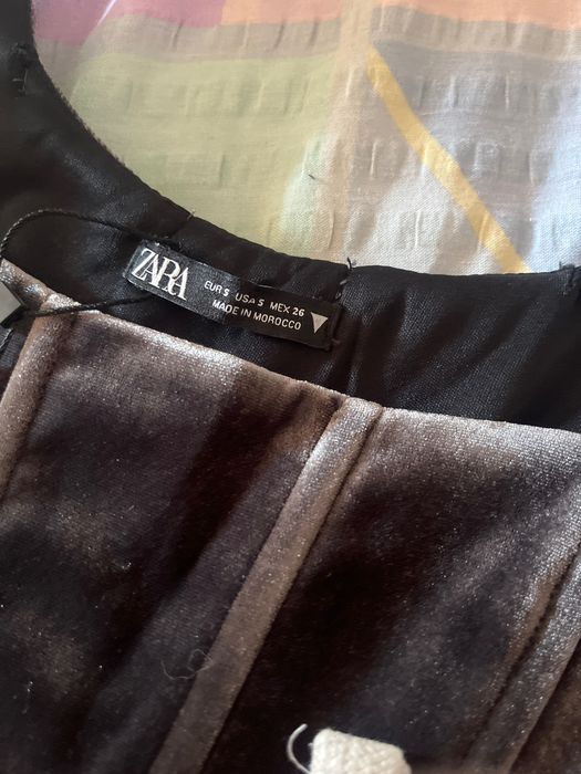 Top Zara catifea