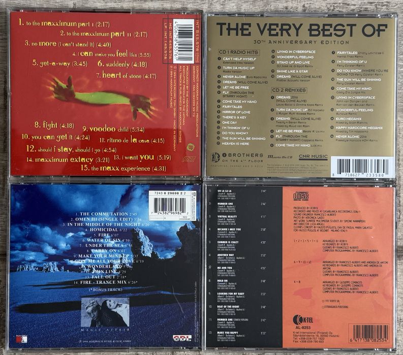 Pachet 1 eurodance - Nana/C-Block/KLF/E-rotic/Maxx/Dj Bobo/2 Brothers