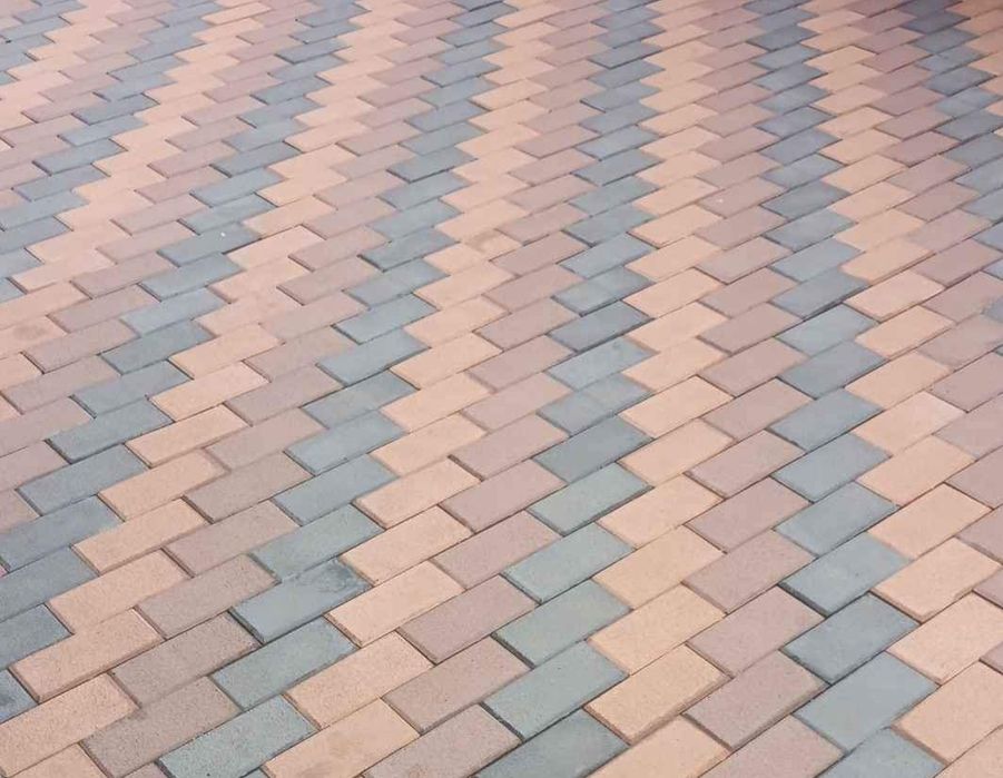 Vand pavaj / pavele format din 3 culori, model frunzis/toamna.