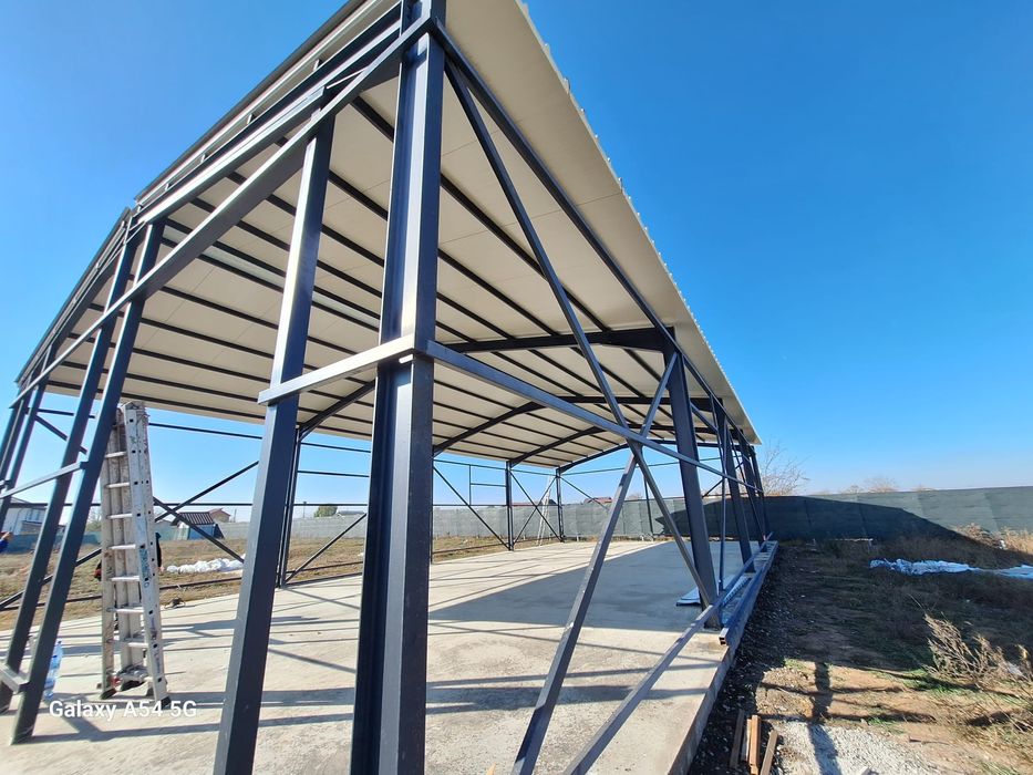 Montaj Panouri sandwich, accesorii hale metalice, Montaj tabla cutata