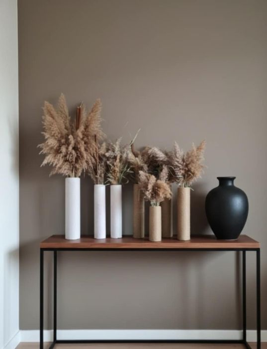 Ръчно изработени вази за сухи цветя