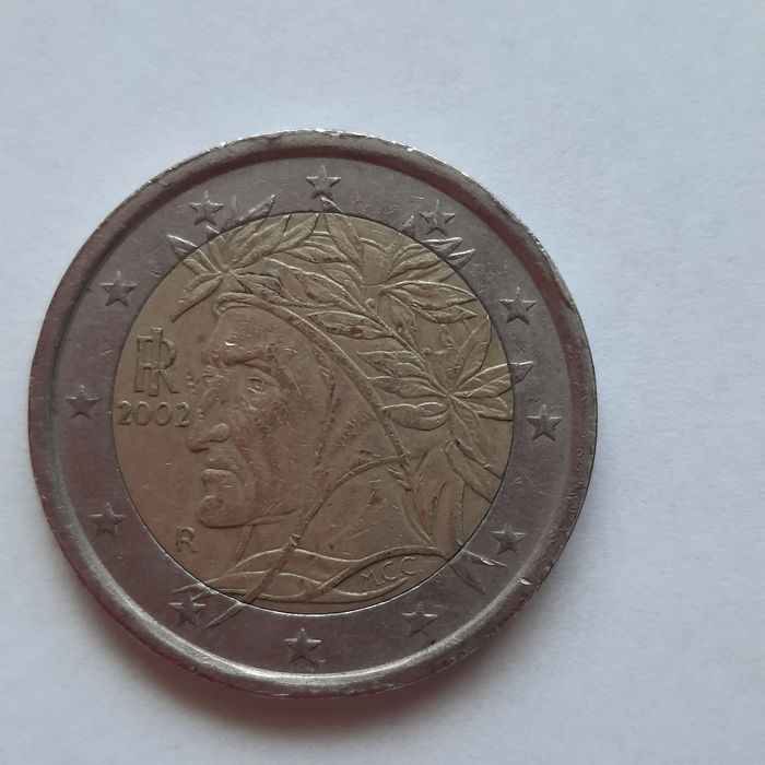 Monede colecție de 2 euro, 10 euro cent și 6 monede de 1 leu.