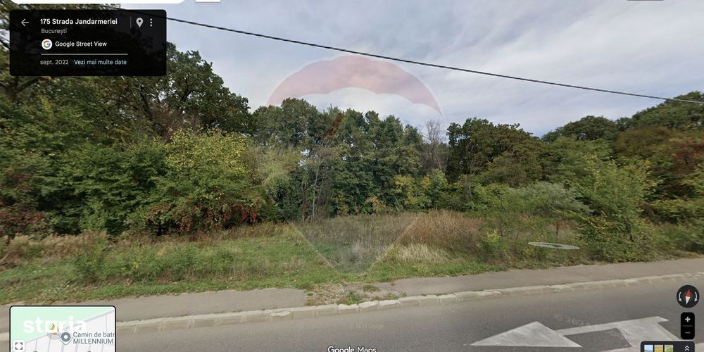 Teren de vanzare, 1,250mp Strada Jandarmerie, Baneasa