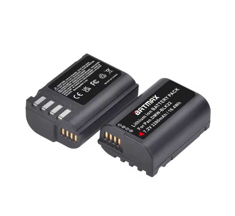 Зарядно за DMW-BLK22 батерия ,съвместима с Panasonic Lumix S5 II и др