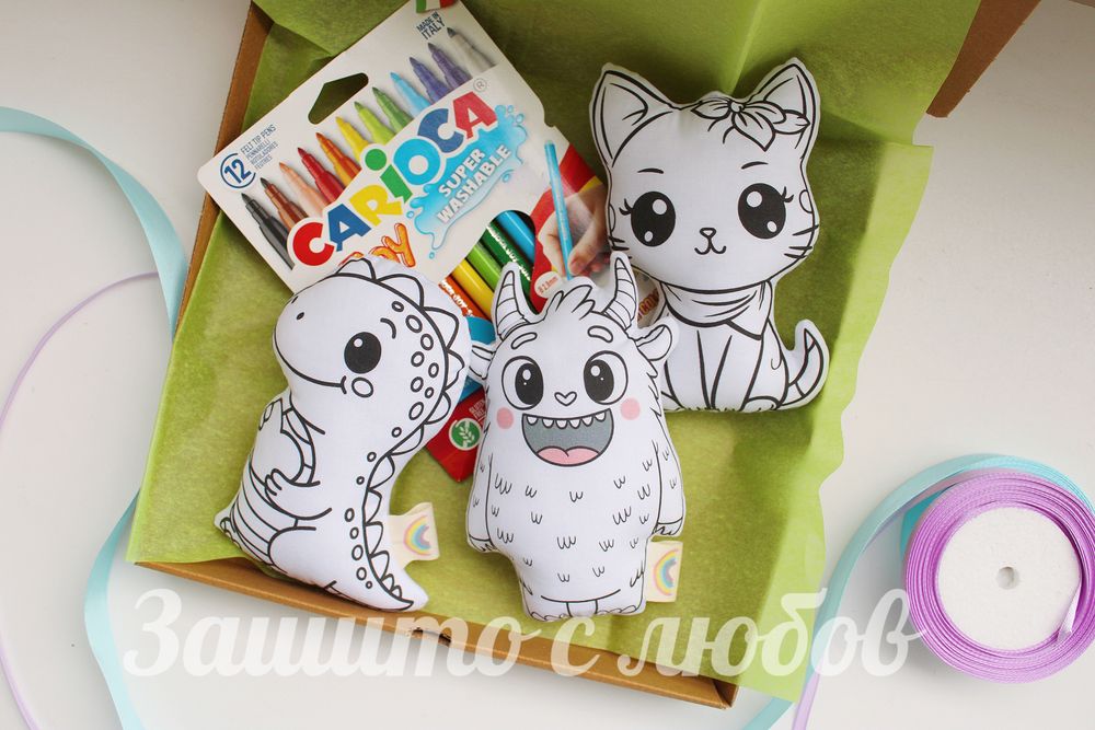 Еднорог , Динозавър , Коте играчка , Еко играчки , Цветни приятелчета