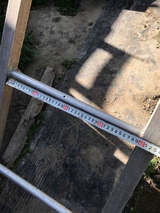 Лестница алюминиевая лёгкая СССР 4м 20 см (420)