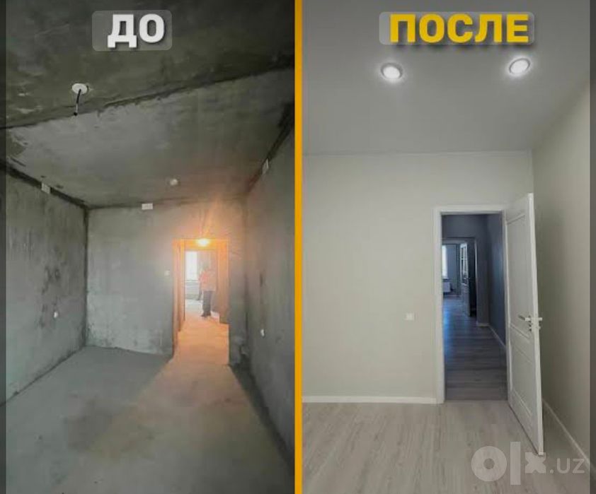 Ремонт квартир и домов под ключ с нуля -15 лет опыта