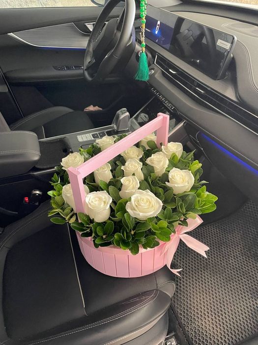 Букет цветы гуллар атиргул gul buket atirgul роза