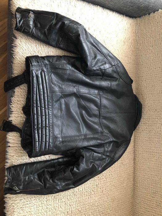 Яке от естествена телешка кожа