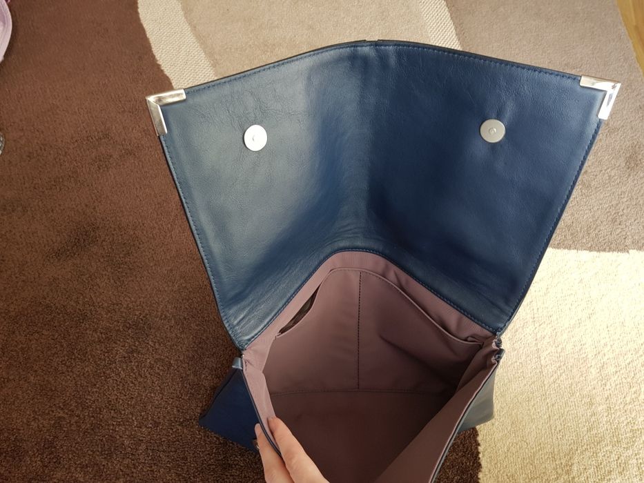 Geanta plic Gamuza piele naturala