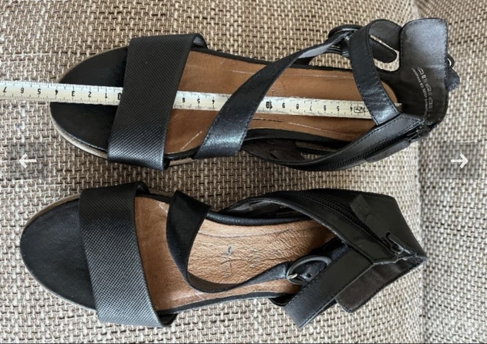 Страхотни сандали 38номер от ест. кожа-2бр.. и 36 розови