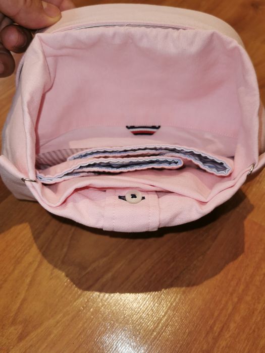 Cămașă Tommy Hilfiger originala, noua (cu etichete), bumbac organic, tesatura oxford, croi regular, marimea 3XL