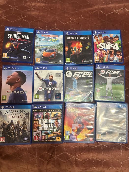 playstation 4 cu jocuri si manete + câsti .
